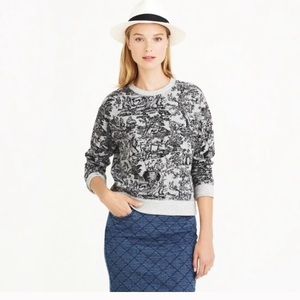 SOLD. J Crew Toile Sweatshirt
